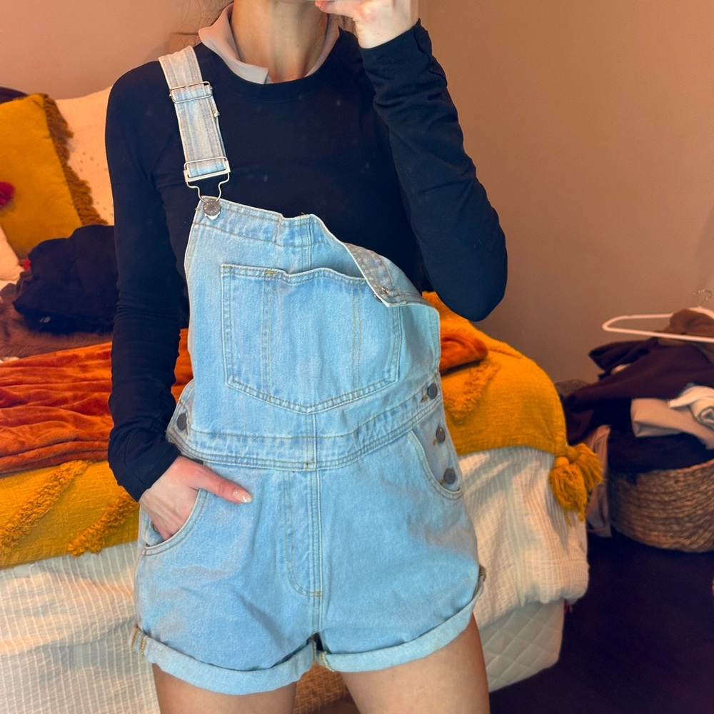 Denim Overalls